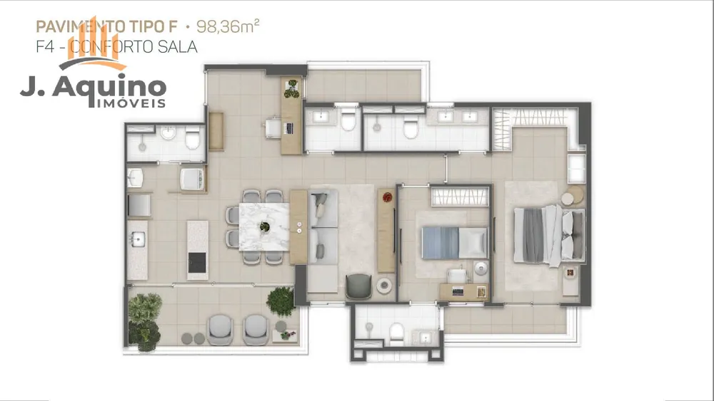 Apartamento, 2 quartos, 65126 m² - Foto 9