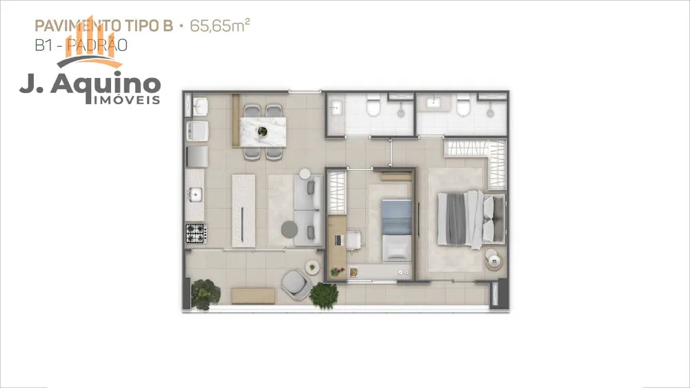 Apartamento, 2 quartos, 65126 m² - Foto 12