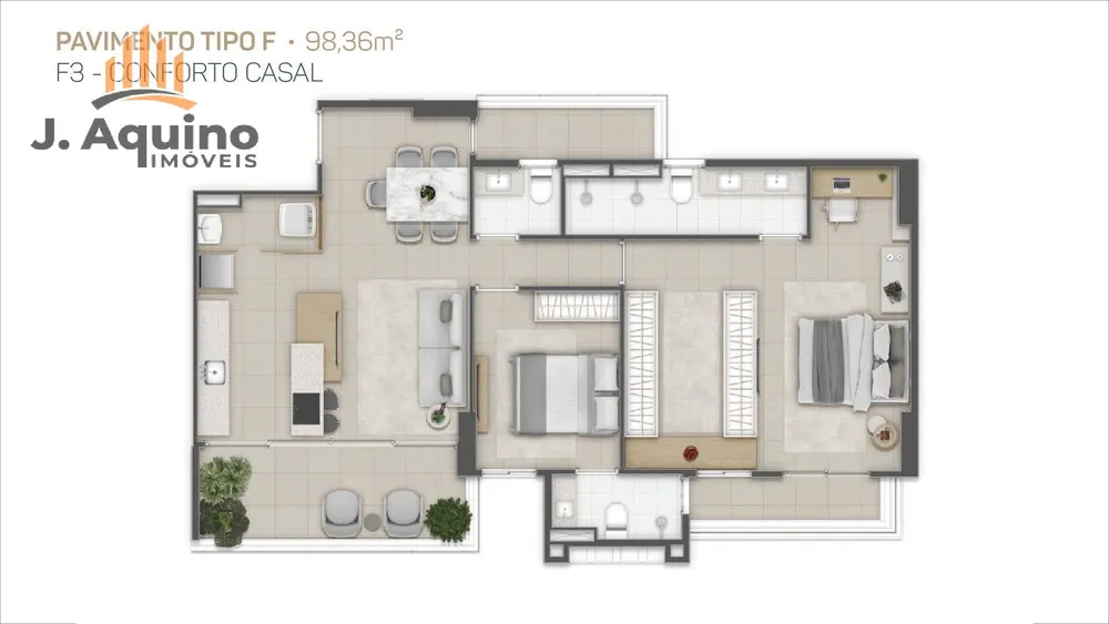 Apartamento, 2 quartos, 65126 m² - Foto 10