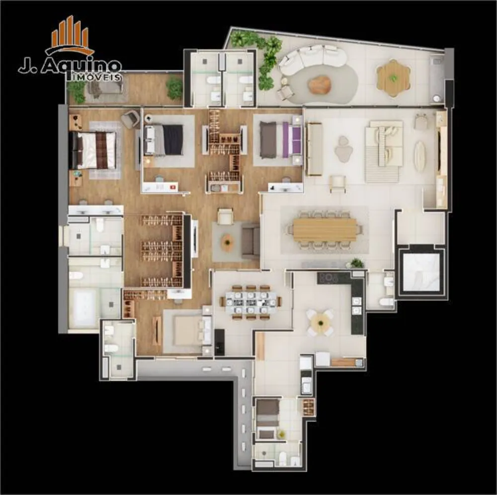 Apartamento, 4 quartos, 230280 m² - Foto 6