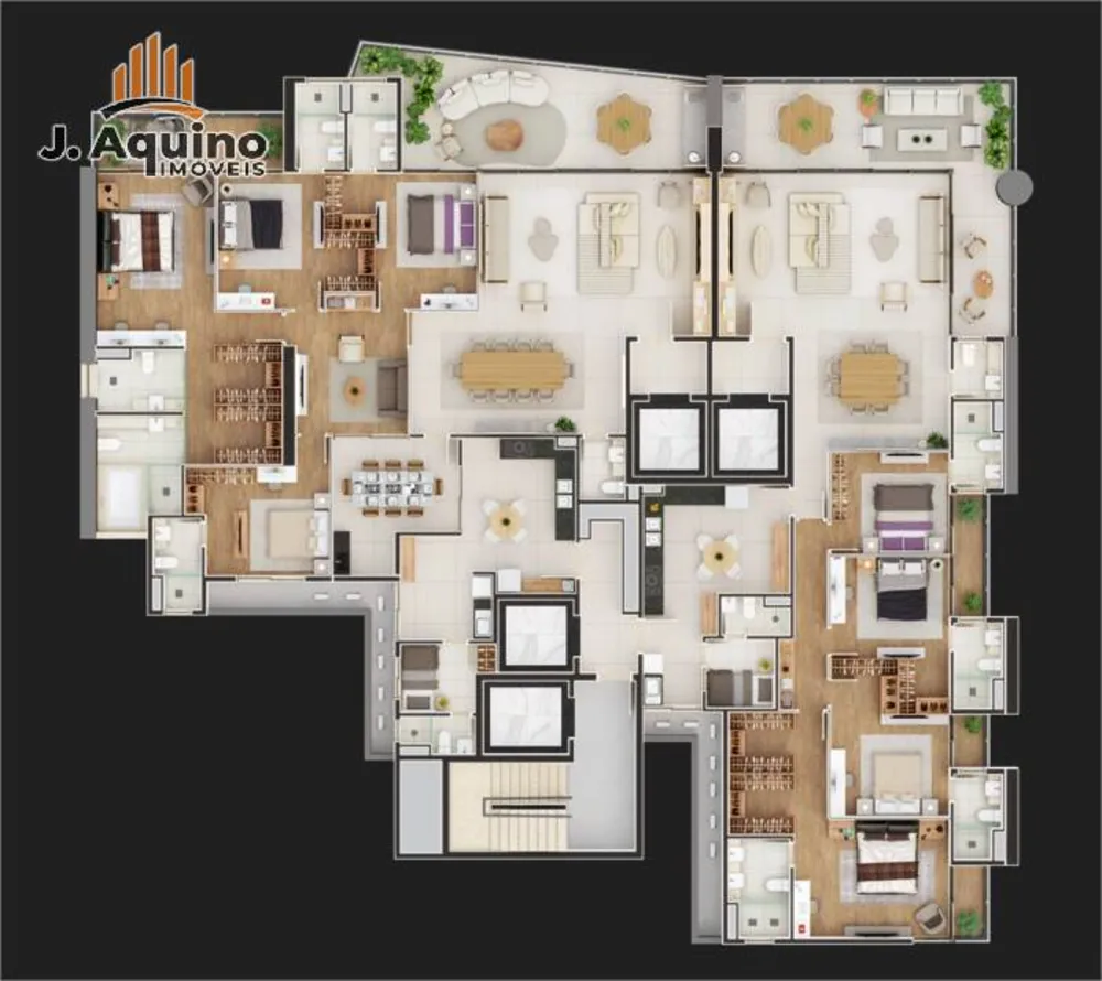Apartamento, 4 quartos, 230280 m² - Foto 5