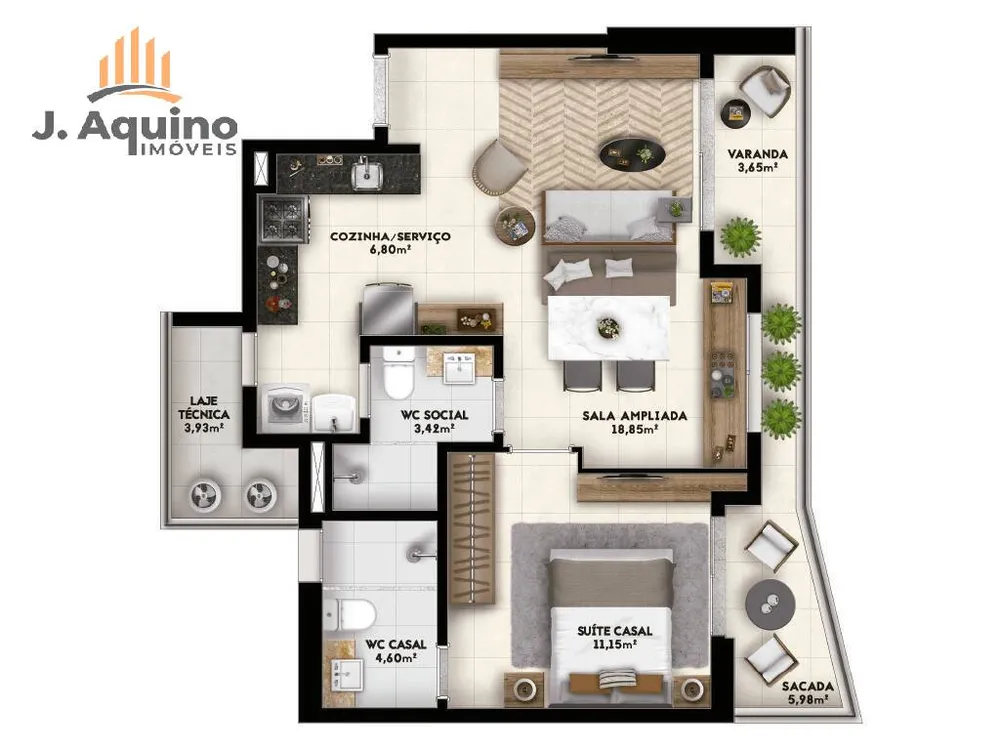 Apartamento, 5458 m² - Foto 12