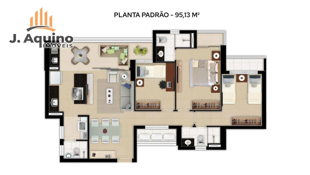 Apartamento, 3 quartos, 95119 m² - Foto 11