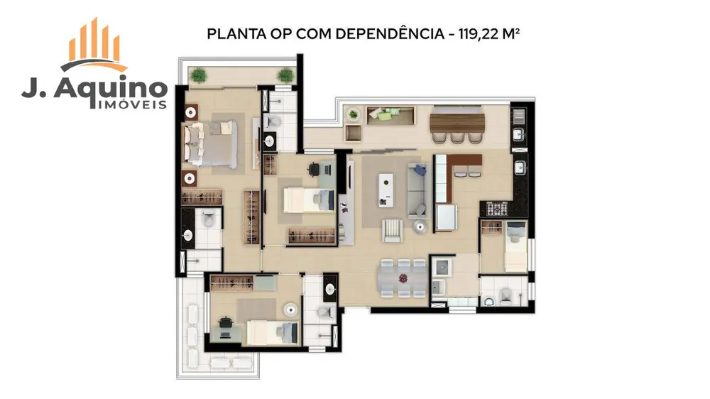 Apartamento, 3 quartos, 95119 m² - Foto 12