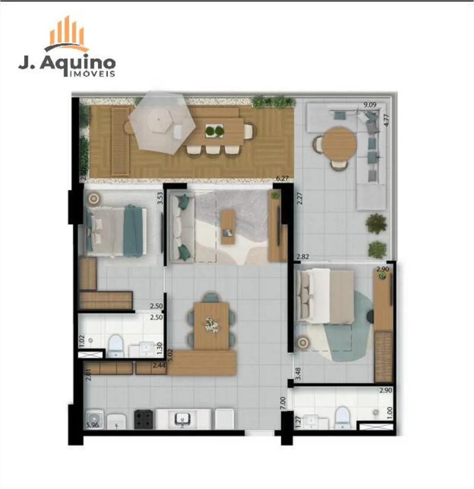 Apartamento, 1 quarto, 2735 m² - Foto 15