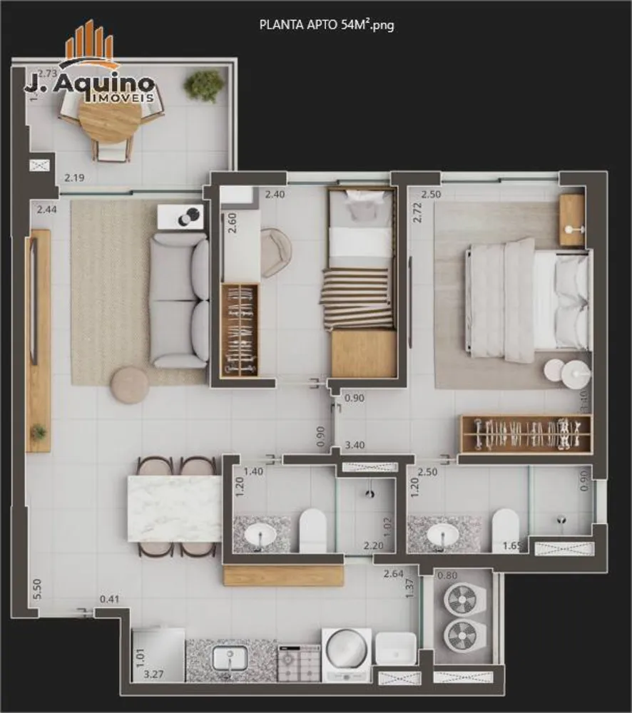 Apartamento, 2 quartos, 5577 m² - Foto 12