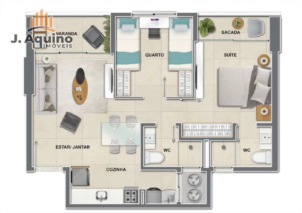 Apartamento, 2 quartos, 546162 m² - Foto 9