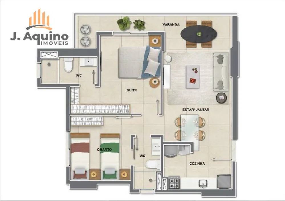 Apartamento, 2 quartos, 546162 m² - Foto 11