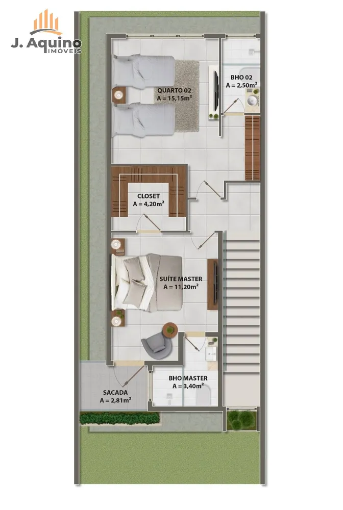 Casa de Condomínio, 3 quartos - Foto 8