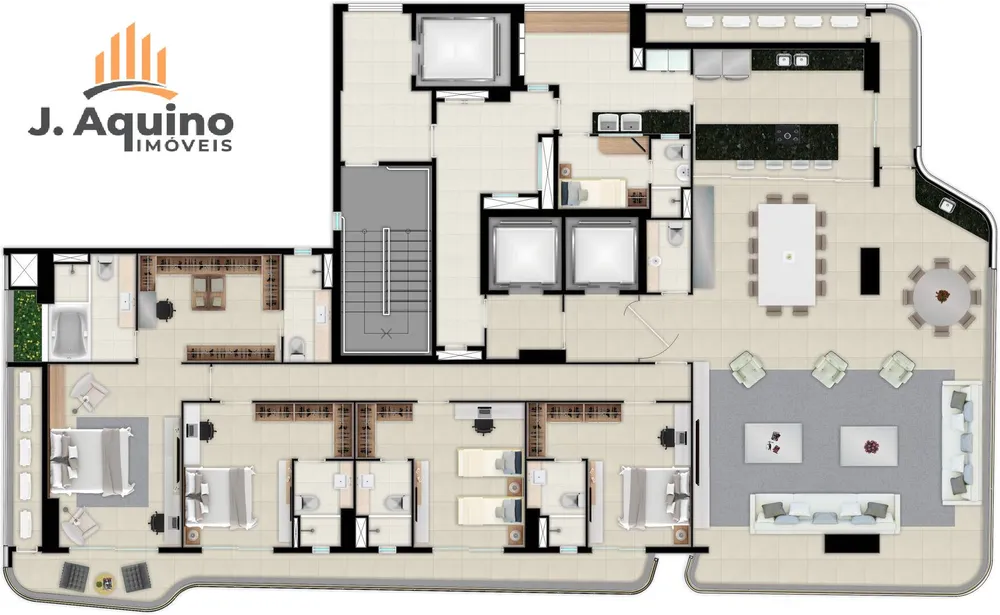 Apartamento, 4 quartos, 301 m² - Foto 9