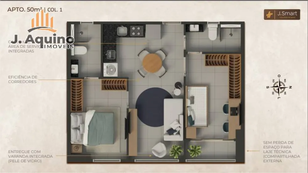 Apartamento, 1 quarto, 375058 m² - Foto 9