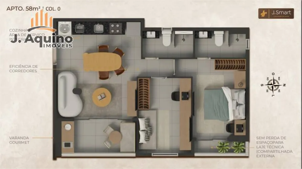 Apartamento, 1 quarto, 375058 m² - Foto 12