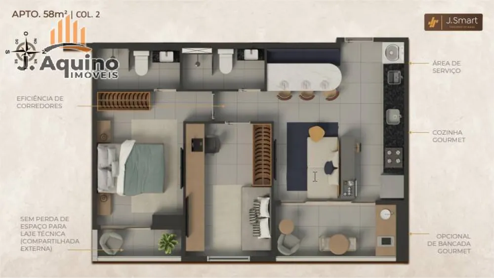 Apartamento, 1 quarto, 375058 m² - Foto 8