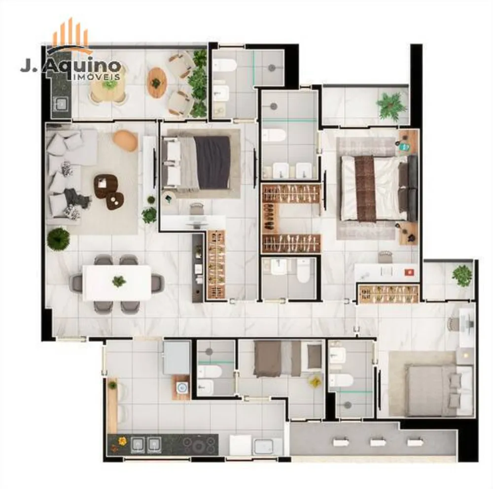 Apartamento, 4 quartos, 115194 m² - Foto 7
