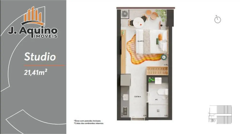 Apartamento, 1 quarto, 81 m² - Foto 2