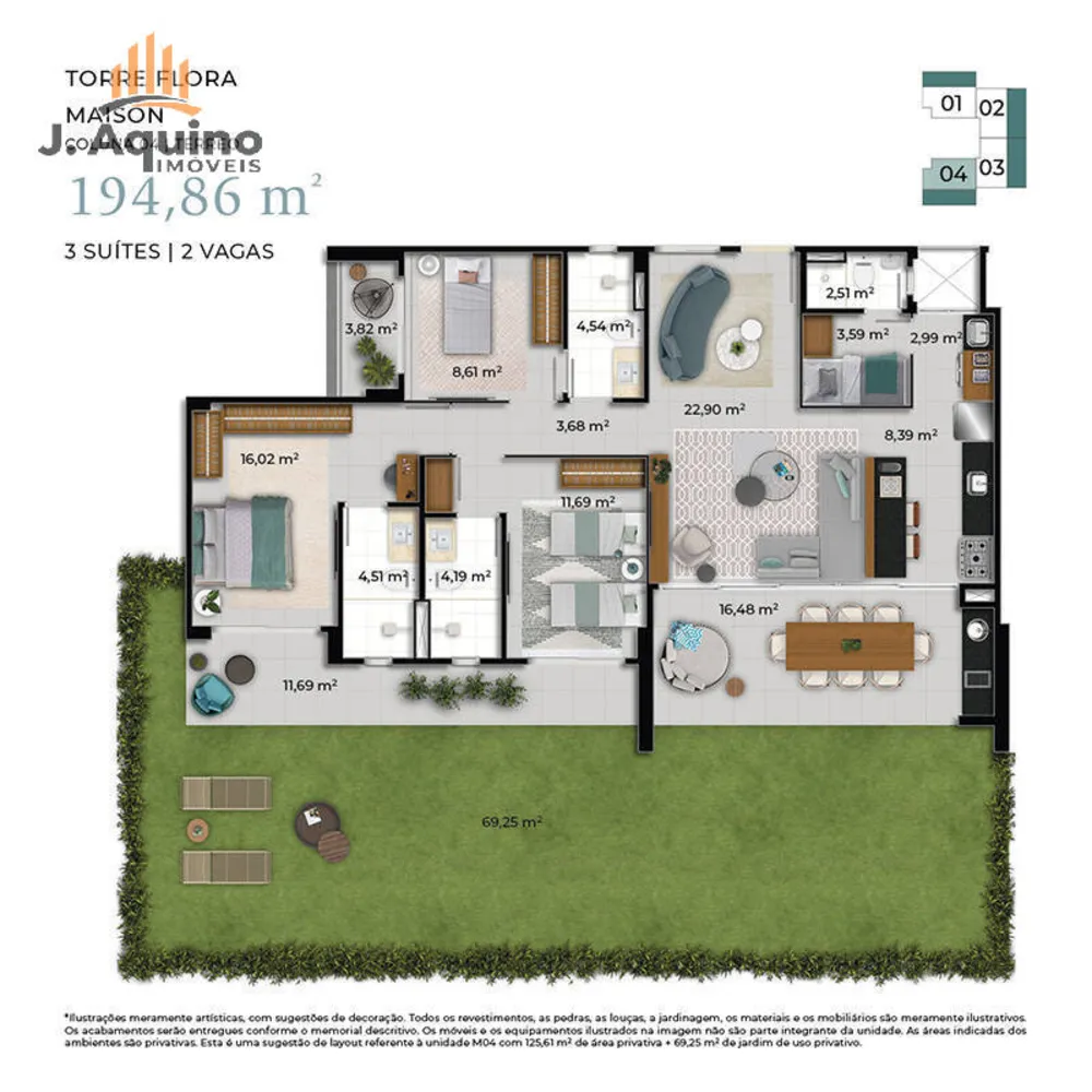 Apartamento, 3 quartos, 173 m² - Foto 12