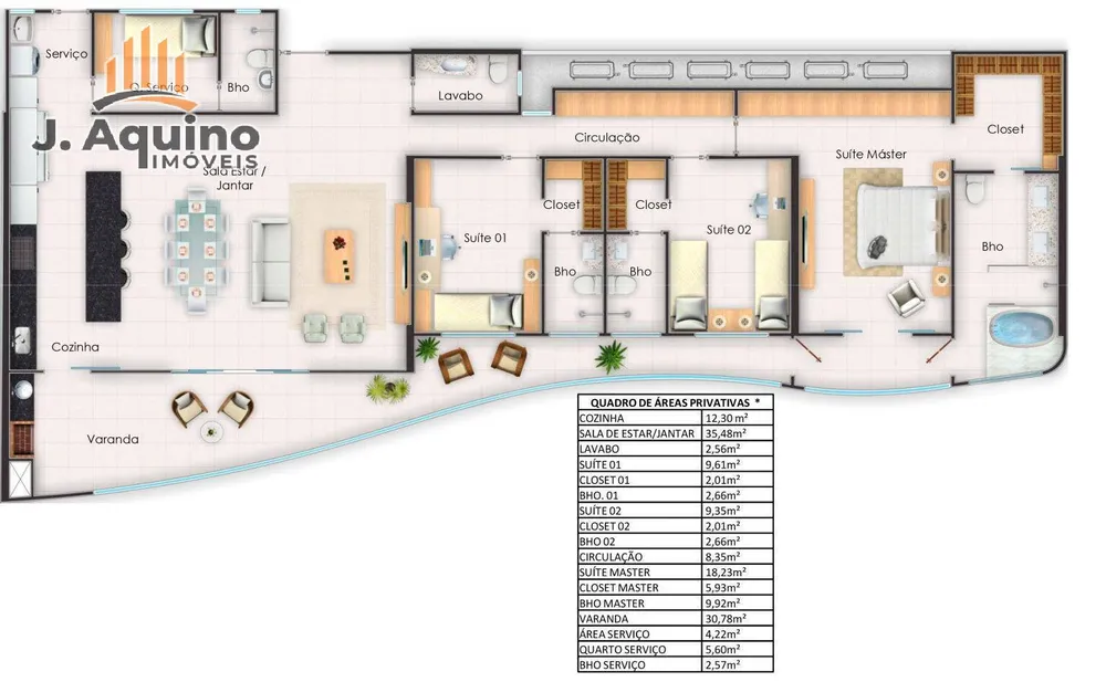 Apartamento, 3 quartos, 164 m² - Foto 10