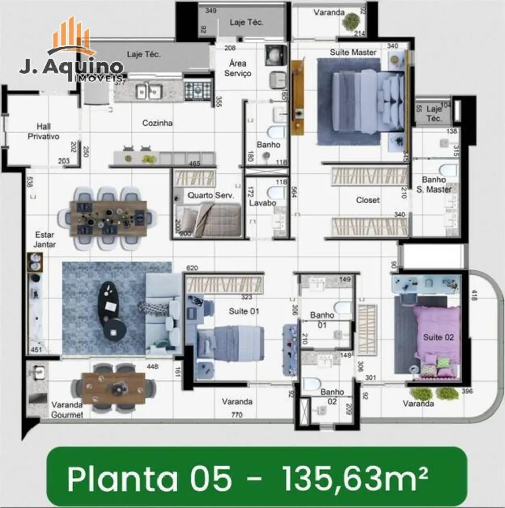 Apartamento, 3 quartos, 130165 m² - Foto 8