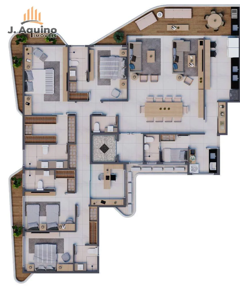 Apartamento, 5 quartos, 235277 m² - Foto 20