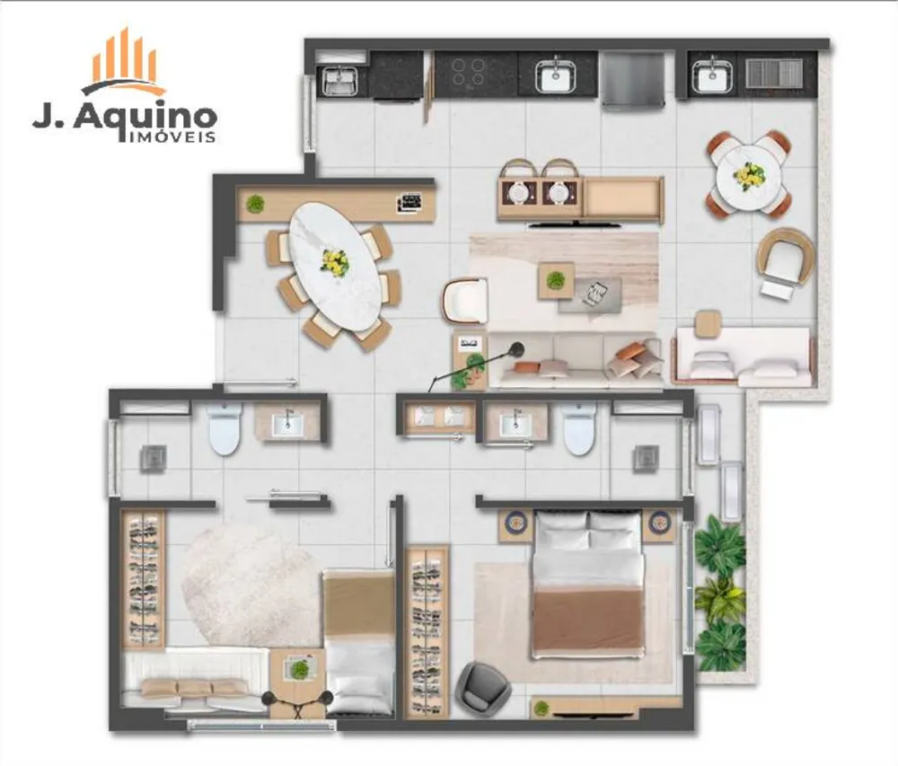 Apartamento, 2 quartos, 62 m² - Foto 11