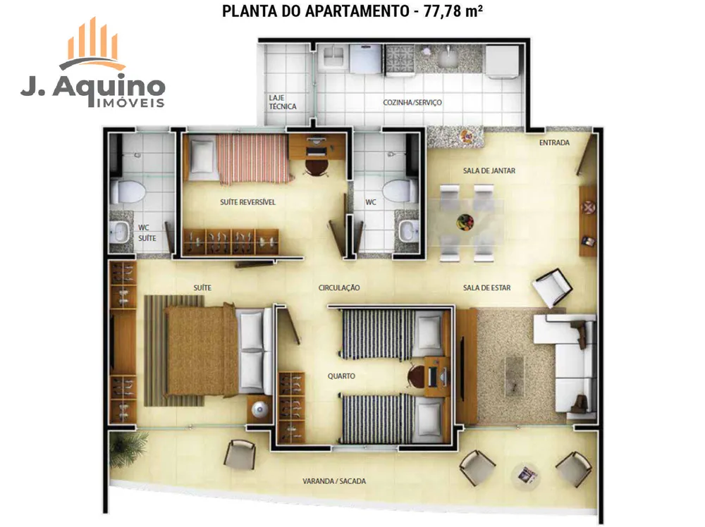Apartamento, 3 quartos, 7177 m² - Foto 20