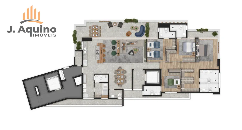 Apartamento, 4 quartos, 234 m² - Foto 11