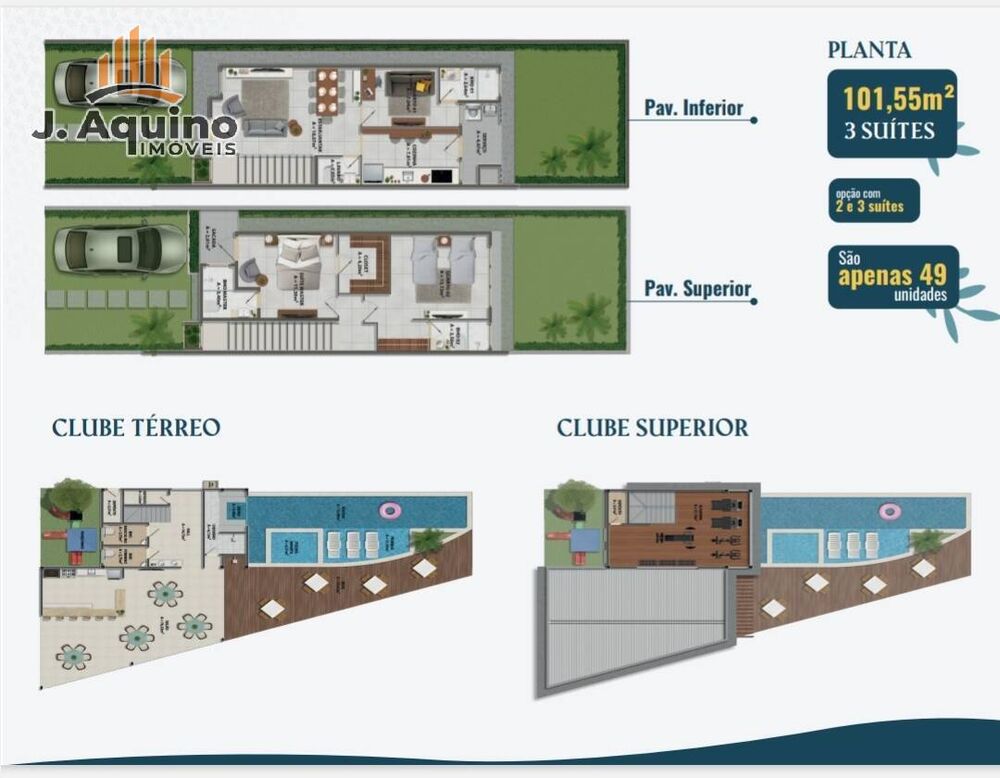 Casa de Condomínio à venda com 3 quartos, 100m² - Foto 23