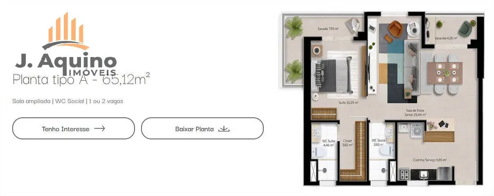 Apartamento, 2 quartos, 5882 m² - Foto 13
