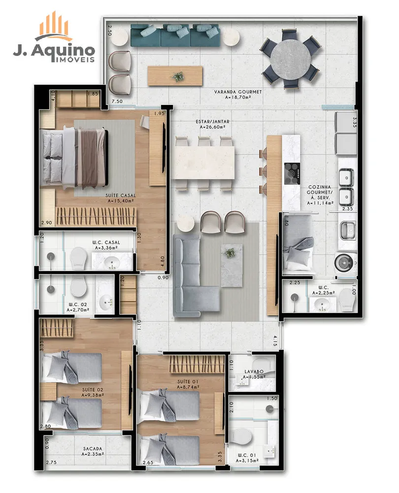 Apartamento, 2 quartos, 115233 m² - Foto 16