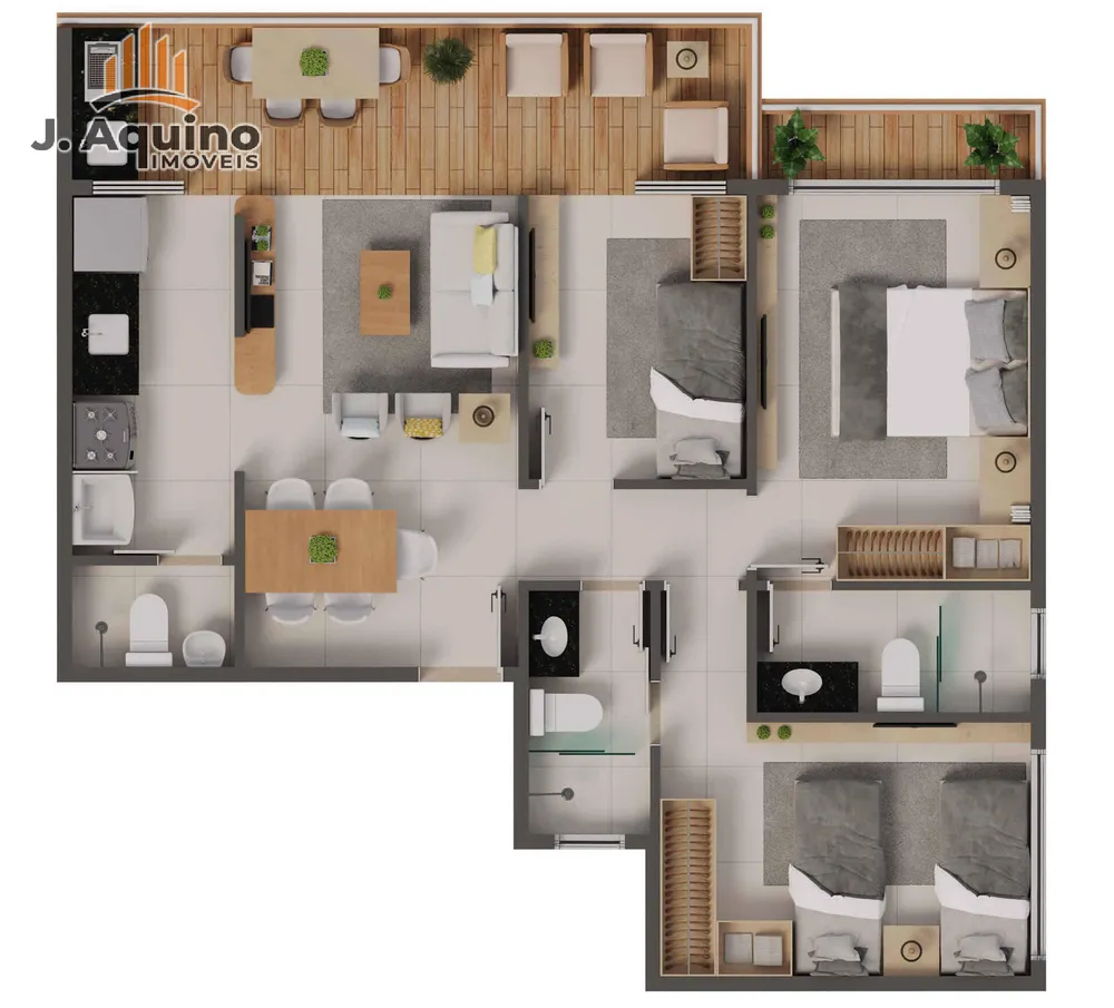 Apartamento, 3 quartos, 75 m² - Foto 13