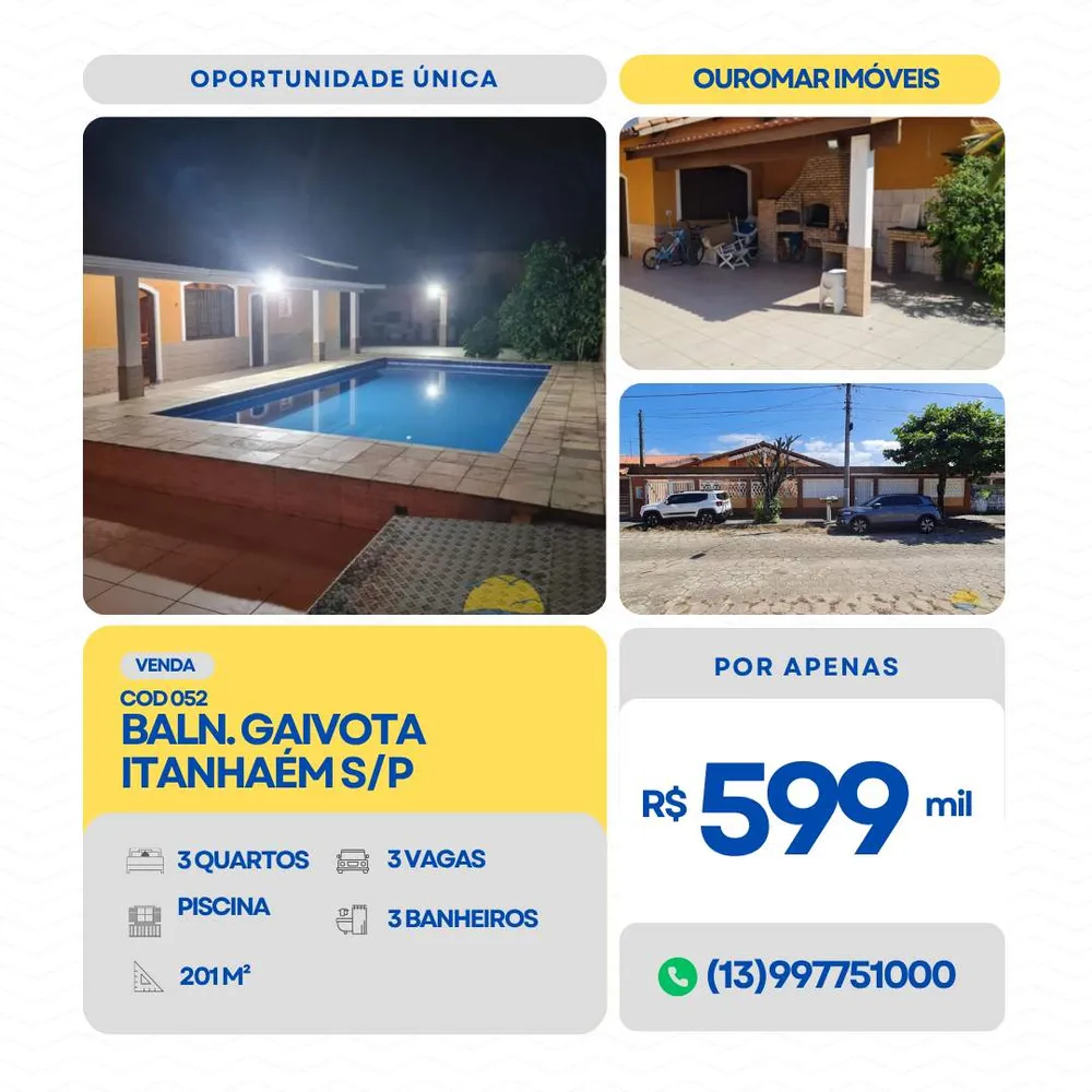 Casa, 3 quartos - Foto 2