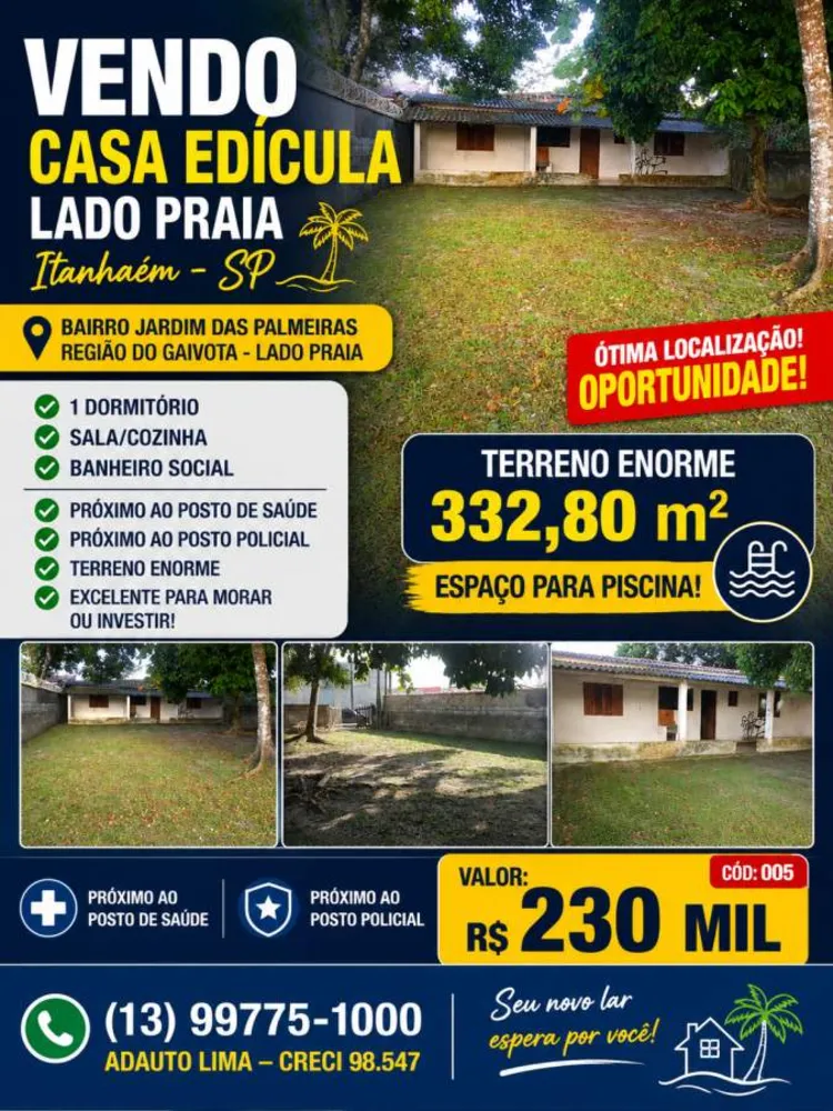 Casa, 1 quarto, 46 m² - Foto 1