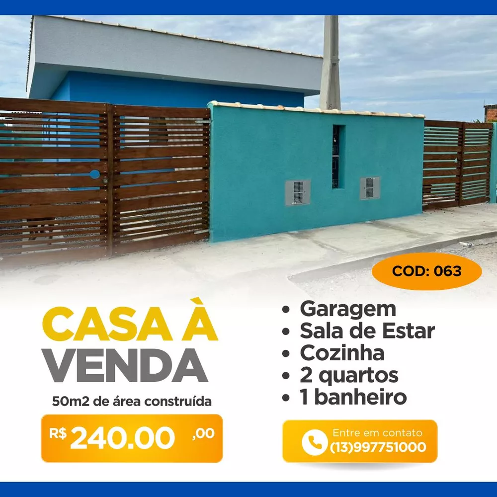 Casa à venda com 2 quartos, 50m² - Foto 1