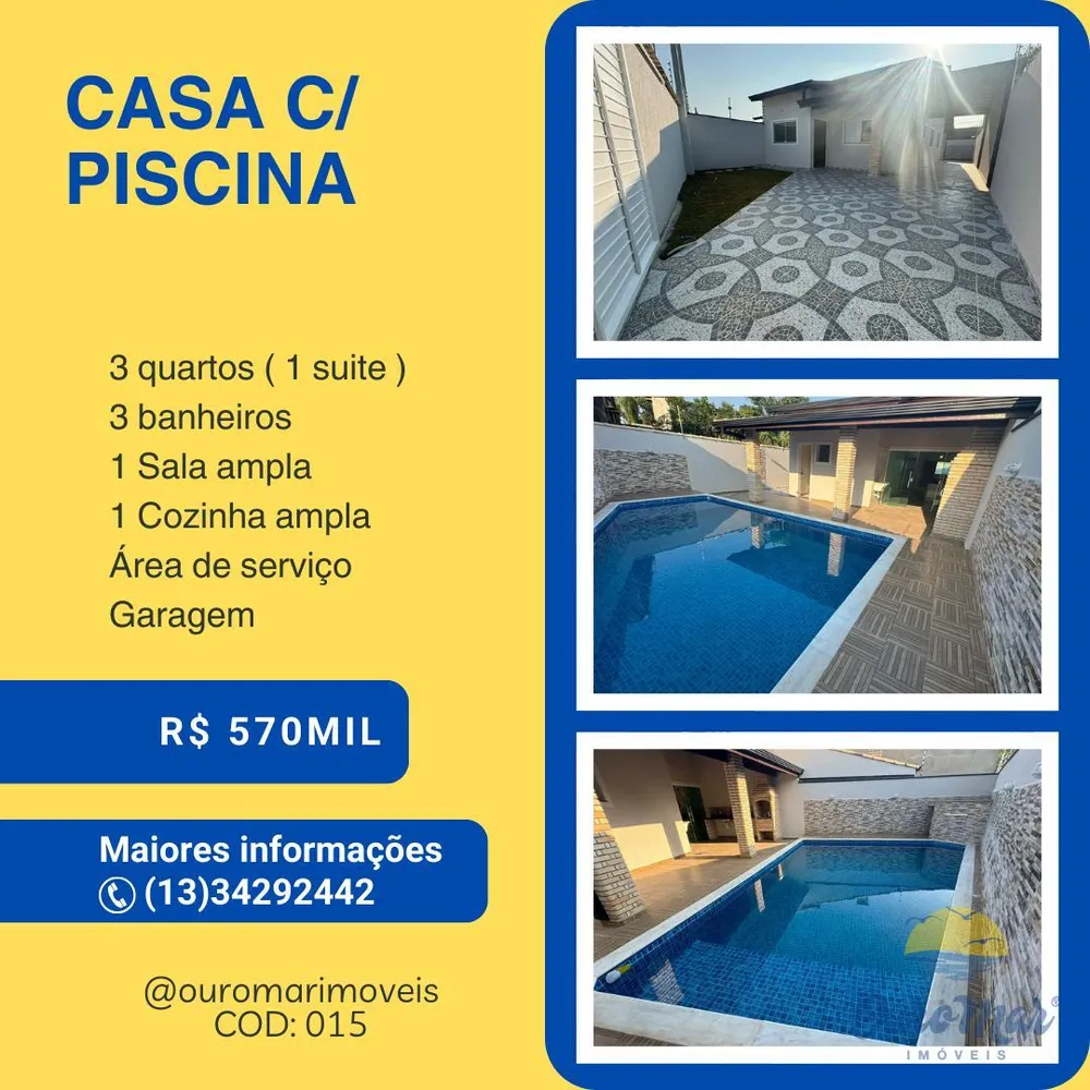 Casa, 3 quartos, 122 m² - Foto 1