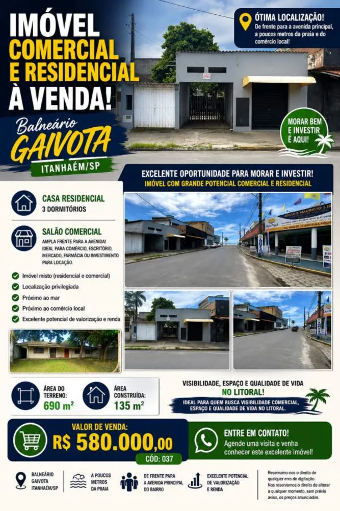 Prédio Inteiro, 135 m² - Foto 1