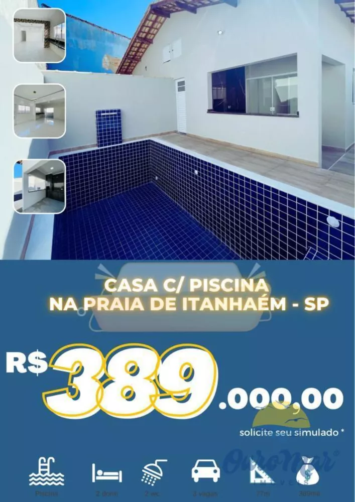 Casa à venda com 2 quartos, 77m² - Foto 1