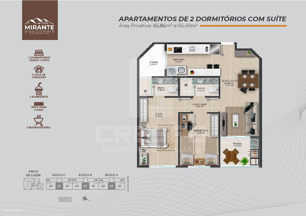 Apartamento, 2 quartos, 65 m² - Foto 25