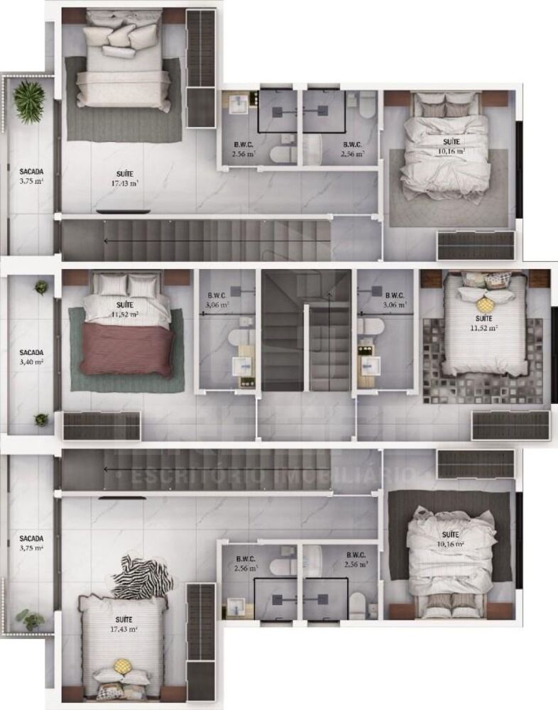Sobrado, 2 quartos, 75 m² - Foto 2