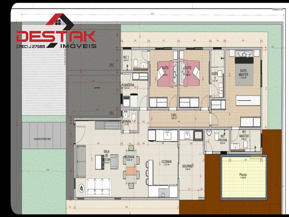 Casa de Condomínio, 3 quartos - Foto 4