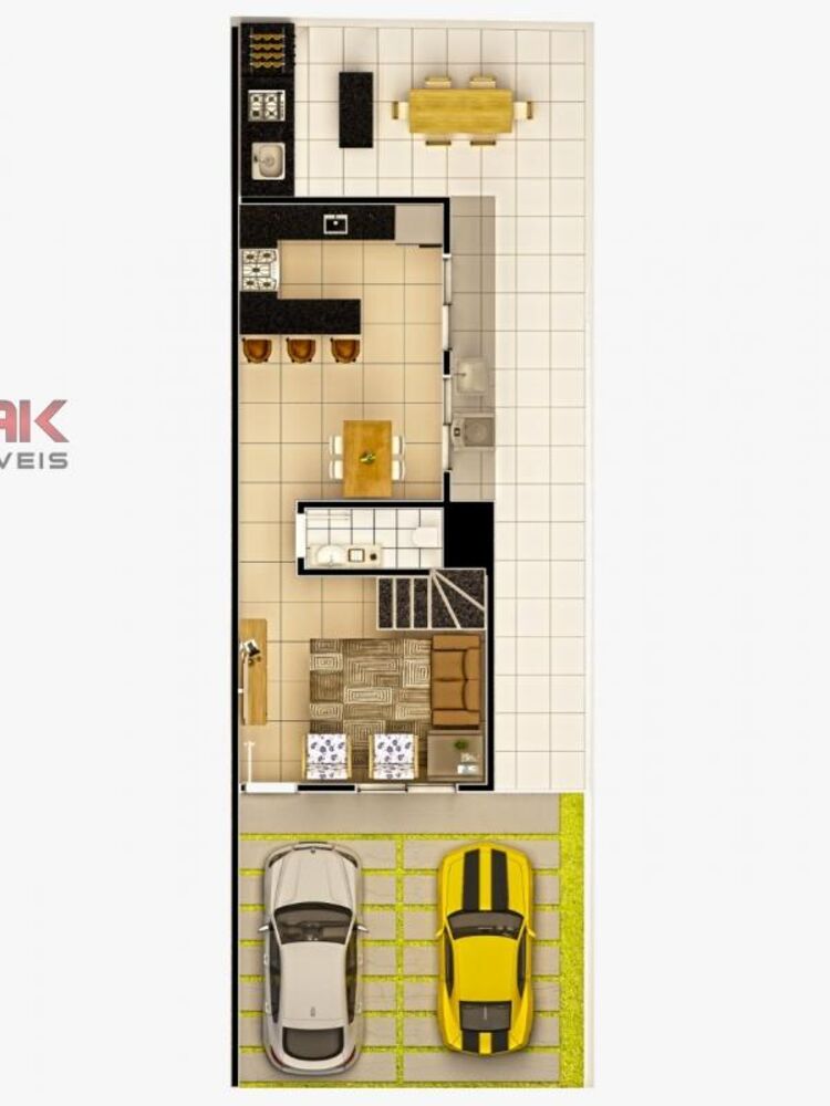 Casa de Condomínio, 3 quartos - Foto 2