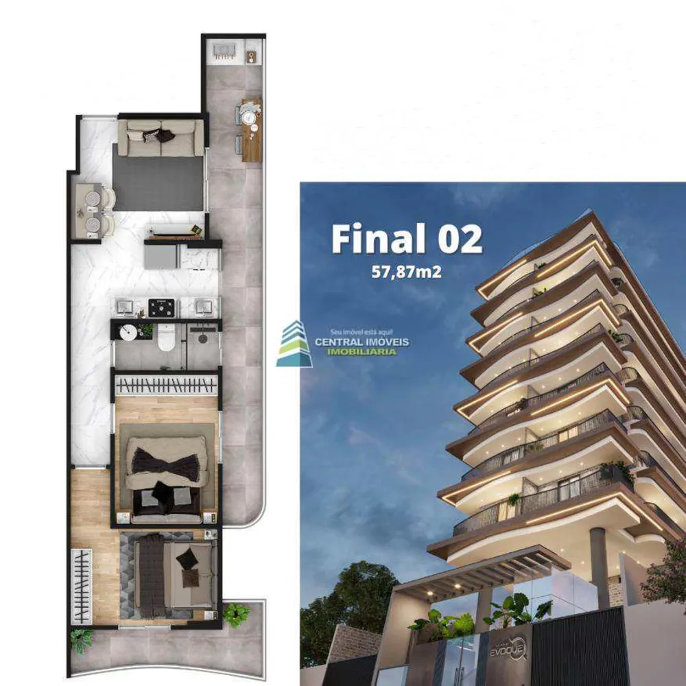 Apartamento, 2 quartos, 57 m² - Foto 16