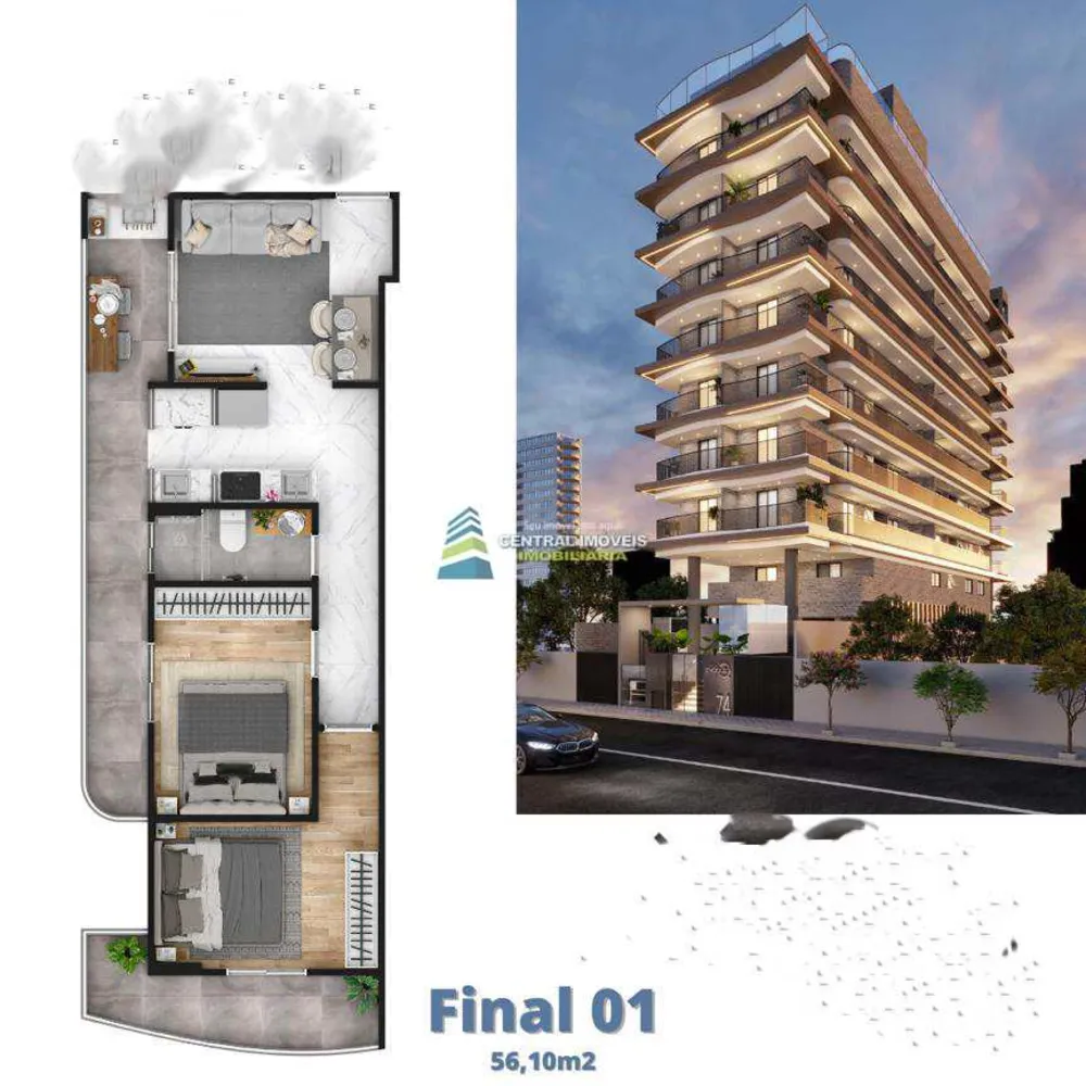 Apartamento, 2 quartos, 56 m² - Foto 20