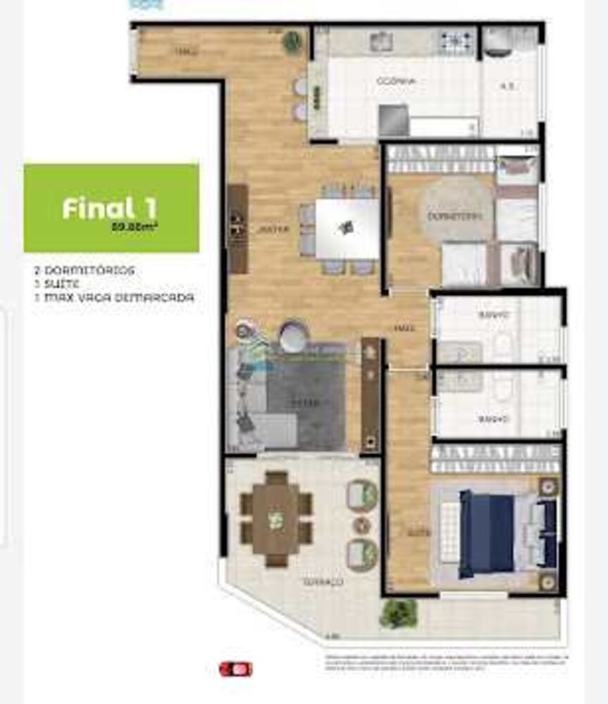 Apartamento, 2 quartos, 89 m² - Foto 12