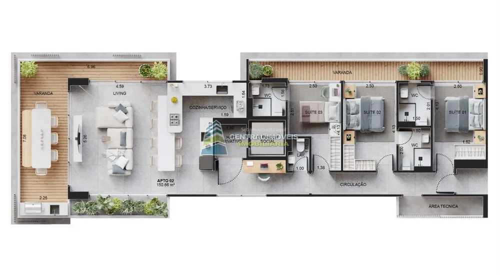 Apartamento, 3 quartos, 150 m² - Foto 5