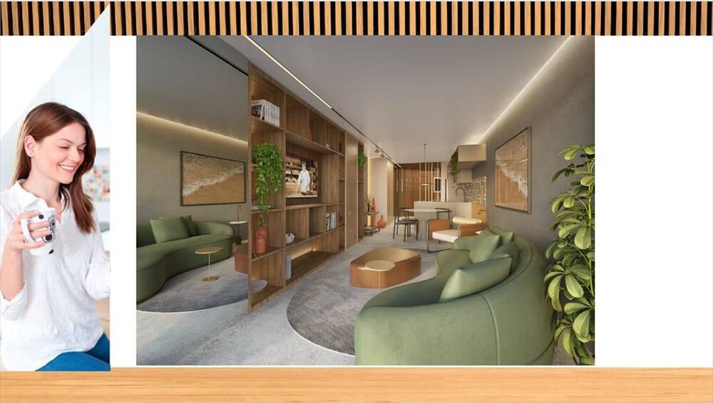 Apartamento à venda com 1 quarto, 52m² - Foto 3