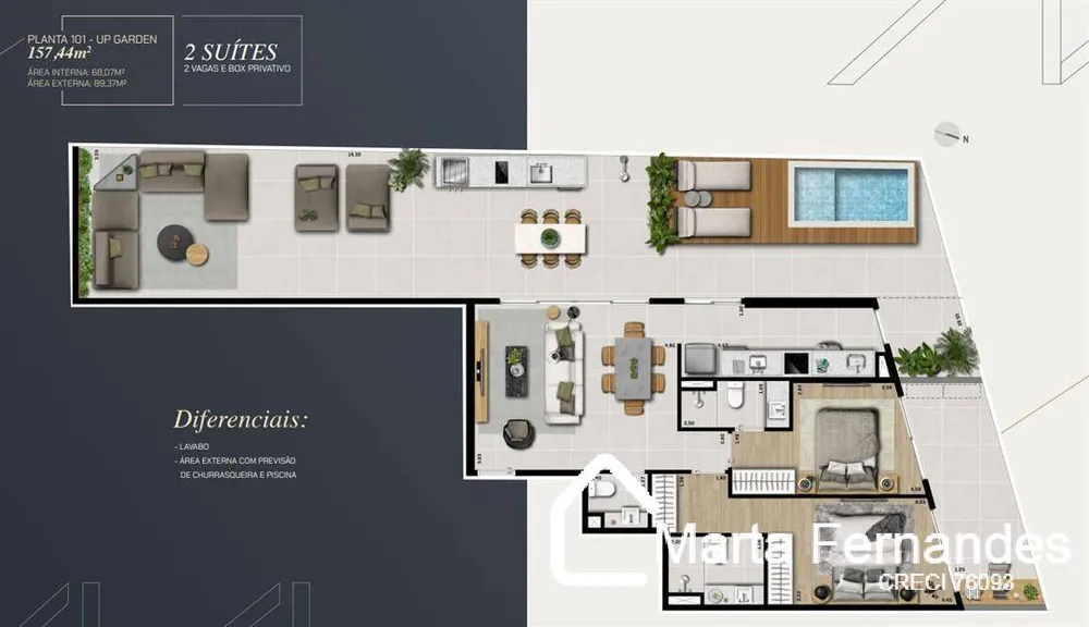 Apartamento, 101 m² - Foto 7