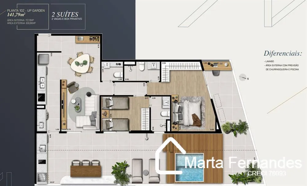 Apartamento, 101 m² - Foto 13