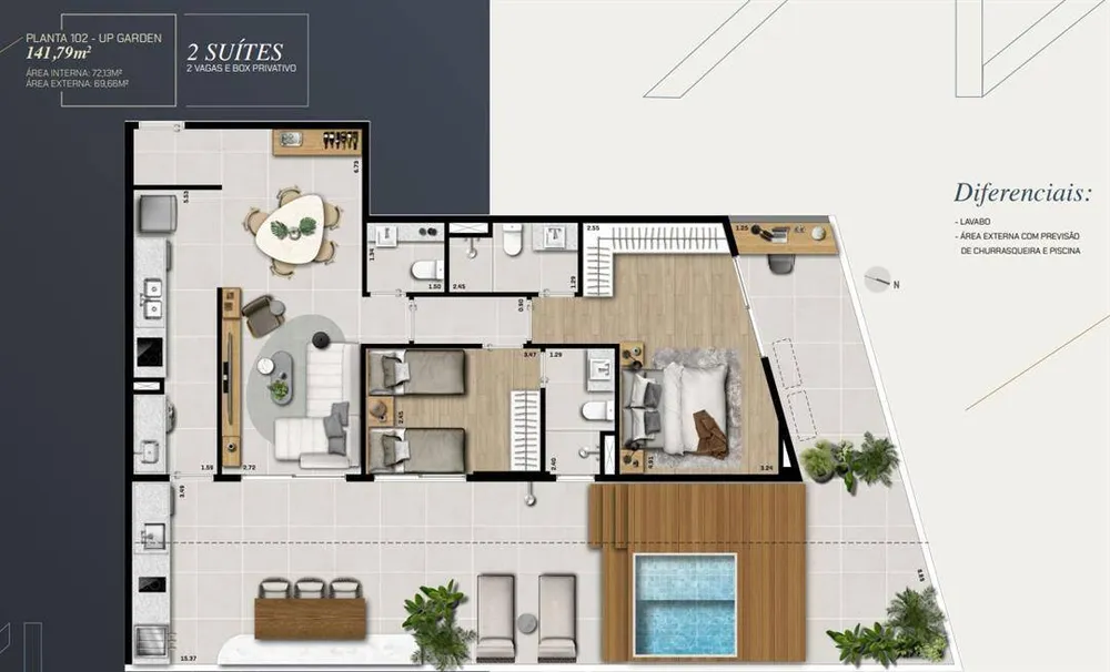 Apartamento, 101 m² - Foto 14