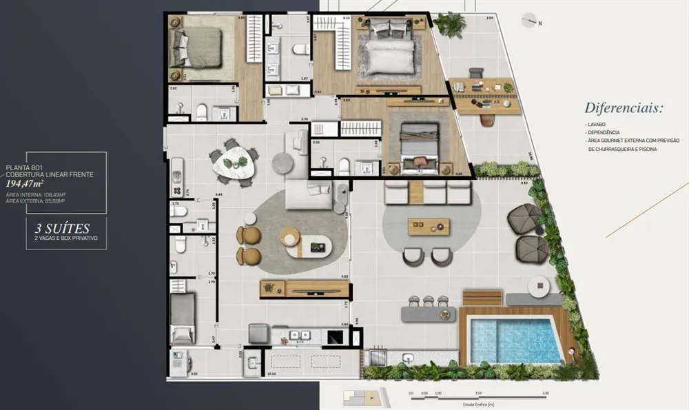 Apartamento, 101 m² - Foto 10