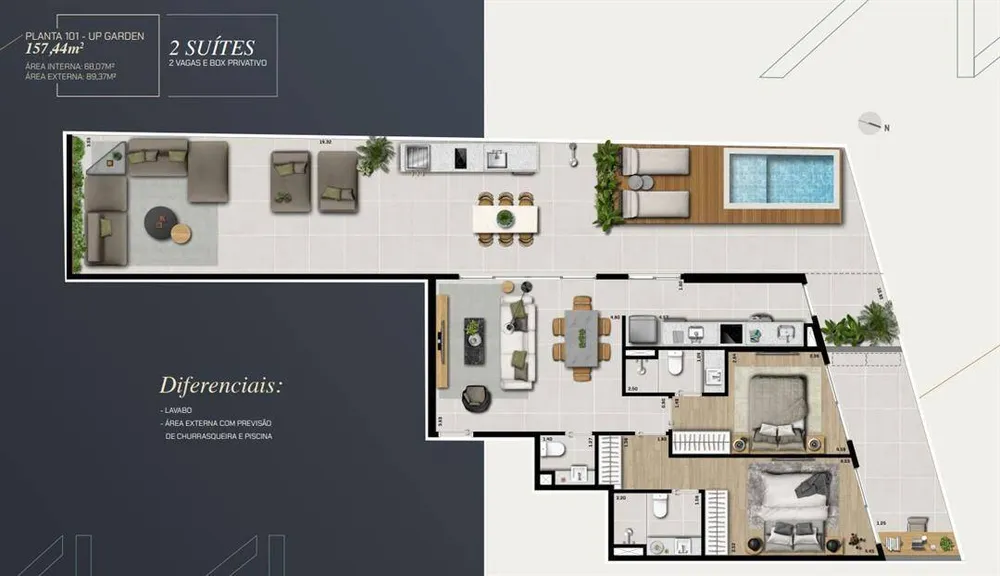 Apartamento, 101 m² - Foto 8